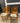 78772 Vintage Wooden Ladder Back Dining Chairs with Floral Cushions - Set of 4