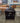 20101 Contemporary Black Wood Nightstand with Drawer