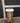 64323 Compact White Ceramic Pedestal Sink with Wooden Stand