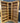 09494 Tri-Panel Oak Corner Bookshelf Unit