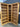 09494 Tri-Panel Oak Corner Bookshelf Unit