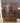 44835 Vintage Wooden Display Cabinet with Glass Doors