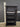 77027 Rustic Black Wood Bookshelf