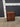 89332 Vintage Wooden Cabinet with Brass Accents