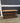 26044 Rustic Industrial Console Table with Storage Shelves