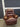 63193 Vintage Brown Leather Recliner Chair