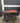 52989 Vintage Wood and Tile Rolling Bar Cart
