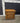 97076 Vintage Wooden Nightstand with Drawers