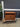 70258 Wooden Two-Door Cabinet with Open Shelf