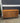 34138 Vintage Wood Sideboard with Brass Hardware