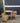 95924 Vintage Sewing Machine Table with Seat