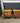 57165 Vintage Wooden Nightstands with Brass Handles