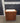 18949 Vintage Wooden Rolling Cabinet