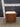 18949 Vintage Wooden Rolling Cabinet