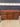 23572 Vintage Wooden Dresser with Brass Knobs
