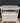 03494 White Display Cabinet with Glass Top