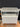 03494 White Display Cabinet with Glass Top