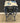 66057 Vintage Blue Floral Accent Table