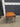 61397 Vintage Wooden Side Table with Drawer