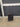 51025 Compact Two-Drawer Black Nightstand