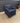 38180 Vintage Navy Striped Armchair