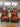 25217 Vintage Red Upholstered (Bernhardt) Armchairs with Nailhead Trim