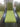 11295 Outdoor Chaise Lounge Chair with Green Cushions
