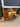 23292 Vintage Wooden Secretary Desk with Storage Compartments
