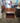 51921 Vintage Wooden Rolling Side Table