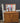 34430 Vintage Wooden Dresser with Mirror