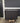 65060 Contemporary Black Storage Cabinet with Sliding Doors