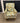39244 Mid-Century Modern Flexsteel Patterned Armchair