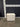 91129 Vintage White Wood Nightstand