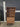 75788 Mid-Century Modern Wood Cabinet with Shelves
