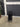 06983 Compact Black Wooden Side Table with Drawer