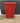 85128 Vintage Red Accent Cabinet