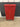 85128 Vintage Red Accent Cabinet