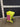 55076 Vintage Lime Green and Pink Miniature Desk