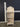 54465 Vintage Cream Wooden Shelf