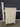 90456 Vintage White Wooden Cabinet
