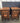 81509 Rustic Wooden Nightstands with Metal Accents
