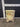 37176 Hand-Painted Vintage Wooden Cabinet