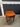 43690 Vintage Wooden End Table with Drawer