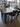 39017 Marble Top Dining Table with Chairs