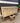 92615 Vintage Wooden Dresser with Brass Handles