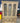 38336 Vintage Cream Display Cabinet with Glass Doors