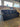 81668 Comfortable Three-Seater Black Sofa
