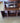 28365 Dark Wood TV Stand with Open Shelves