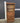 11529 Vintage Wooden Cabinet with Shelves and Doors