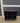 10208 Black Wooden Storage Cabinet